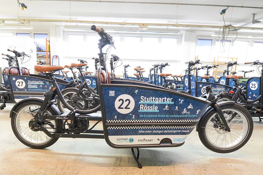 E-Lastenrad Stuttgarter Rössle- Mehr Greentech für The Länd