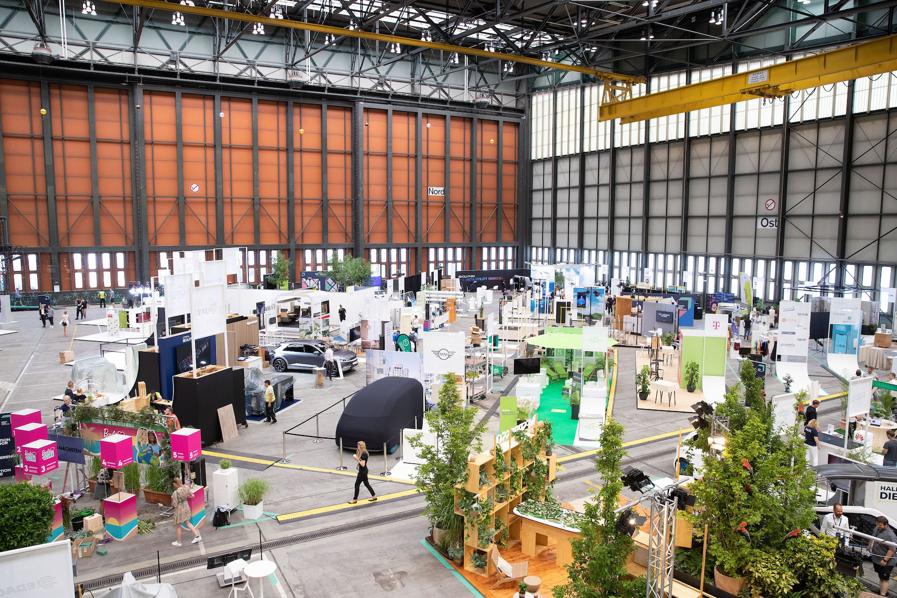 Greentech Festival-2023 celebrates green technologies and ClimateTech on the Tegel grounds. Photo: Organiser