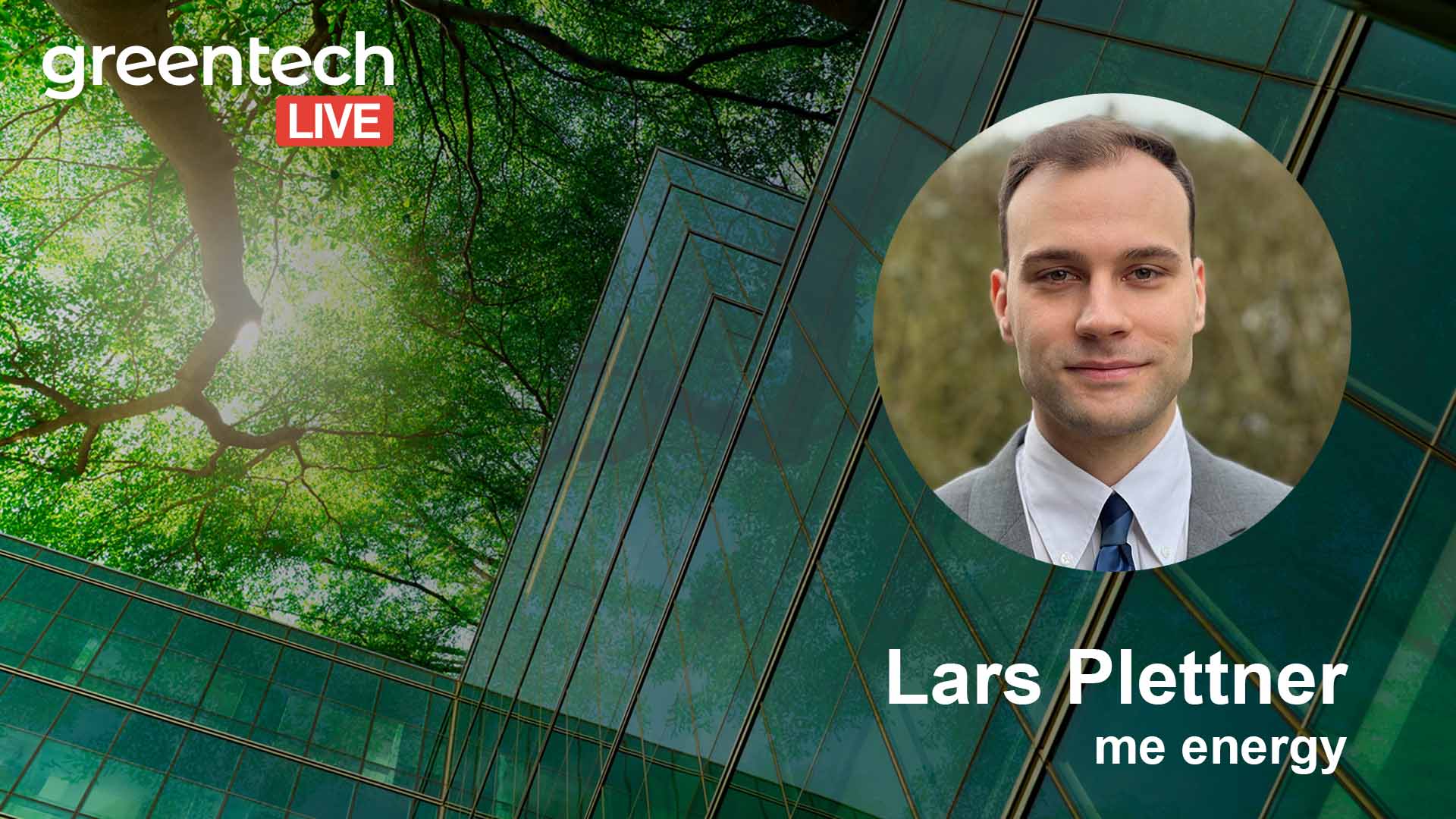 Greentech LIVE Conference Lars Plettner me energy mobile e-car charging station