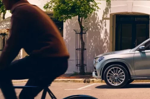 Plugin Hybrid Electric Mercedes Car